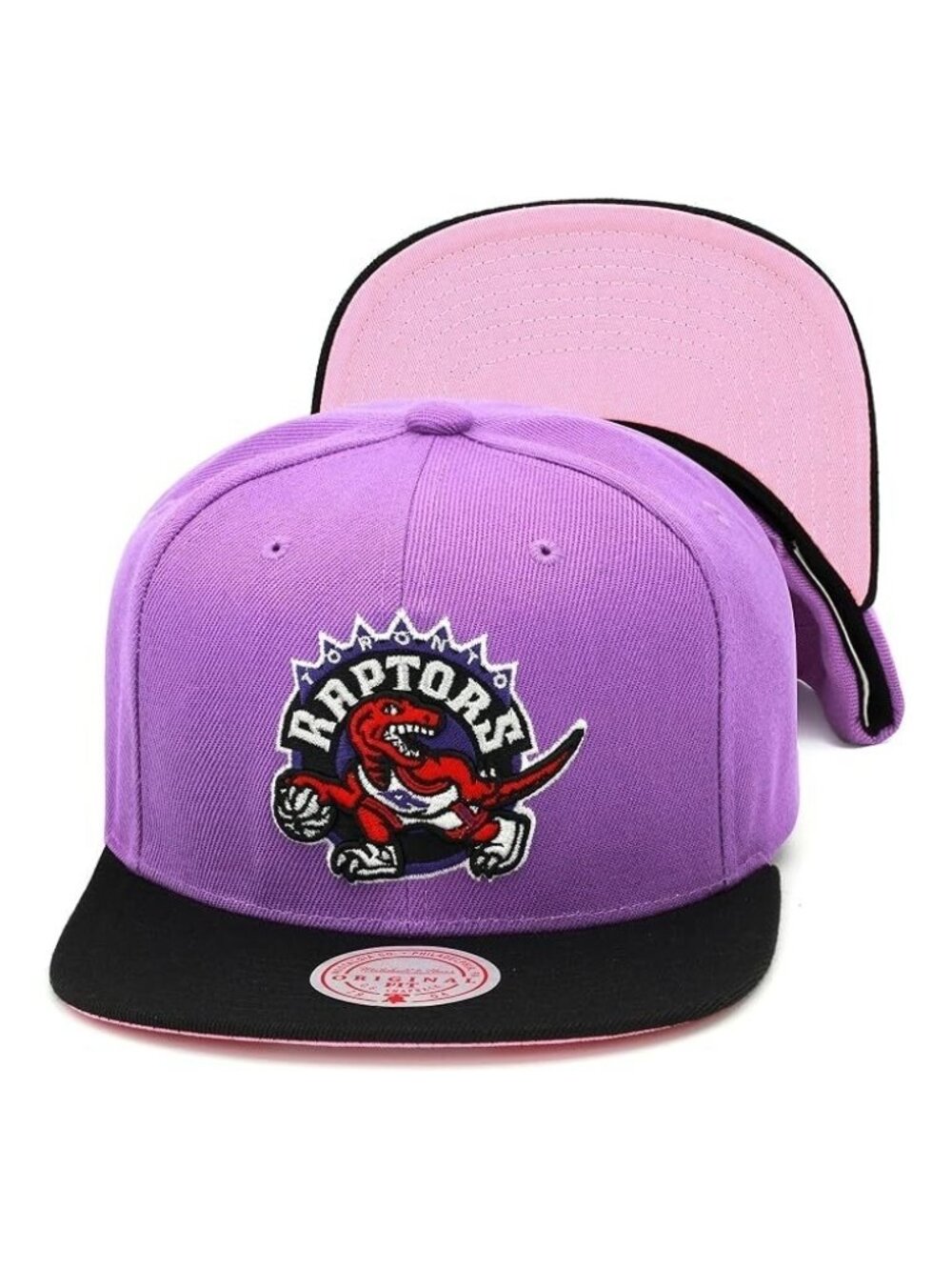 Mitchell & Ness Toronto Raptors Snapback Hat Adjustable Cap